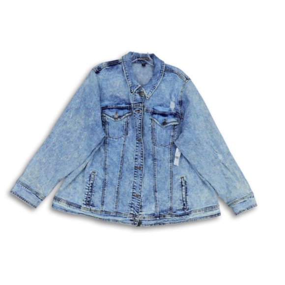 Lane Bryant Denim Jacket (Size 22) - Picture 1 of 15